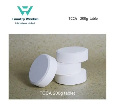 Svømmebassengkjemikalier 90% TCCA 200g tablett