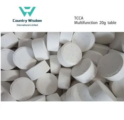 Toppkvalitets TCCA multifunksjons 20g tablett for svømmebassengvanndesinfeksjon