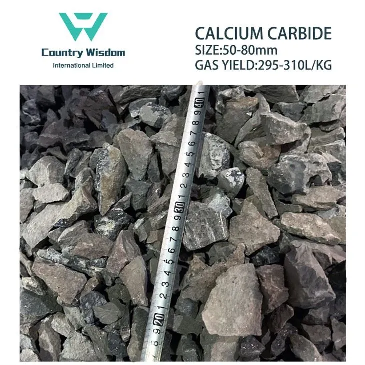 Super Quality Calcium Carbide 100 Kg Drum 50-80 mm